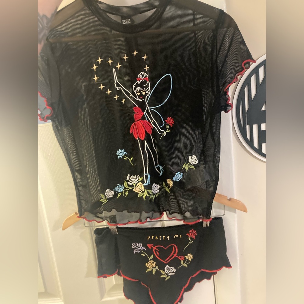 Pretty Me Fairy Embroidered Pajama Set